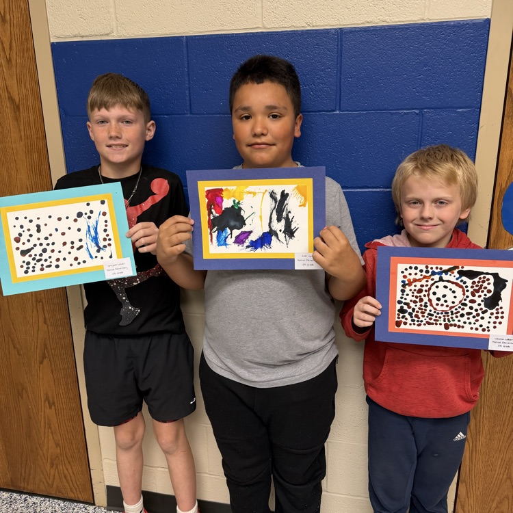 EPS Elementary Art Show participants 💙🦁