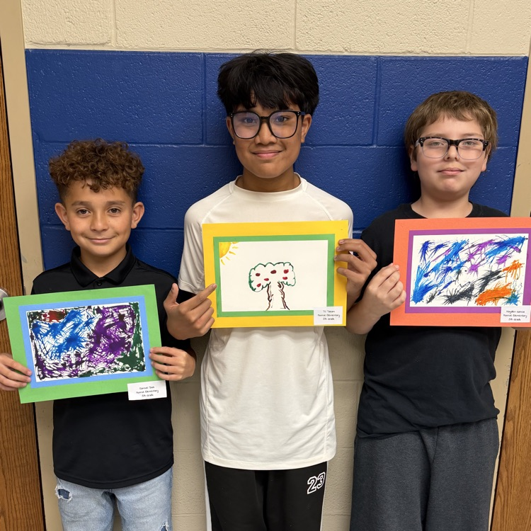 EPS Elementary Art Show participants 💙🦁