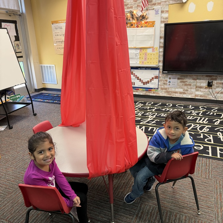 PK Camping Day! Mini-Lions worked in their "tents", made s'mores, and created mats.💙🦁💛