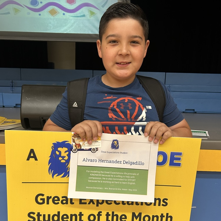 GE Showcase...honoring students and staff who have displayed the following Life Principles-attitude, perseverance, integrity, kindness, and responsibility. 💙🦁💛