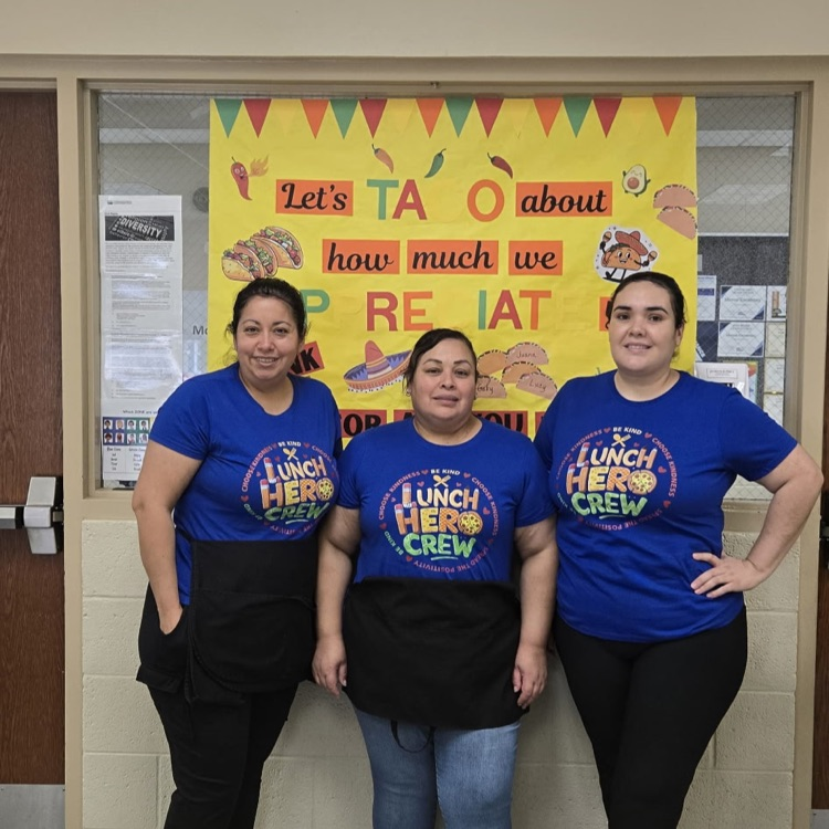 Happy "School Lunch Hero" Day to Monroe's amazing cafeteria staff!💛🦁💙
