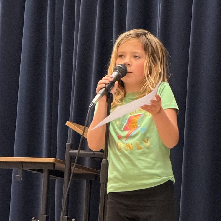 Monroe hosted its first Poetry Slam where second through fifth grade students were chosen to perform based on poems they wrote or found in class. Special thanks to Miss Smolen for organizing this event.💛🦁💙