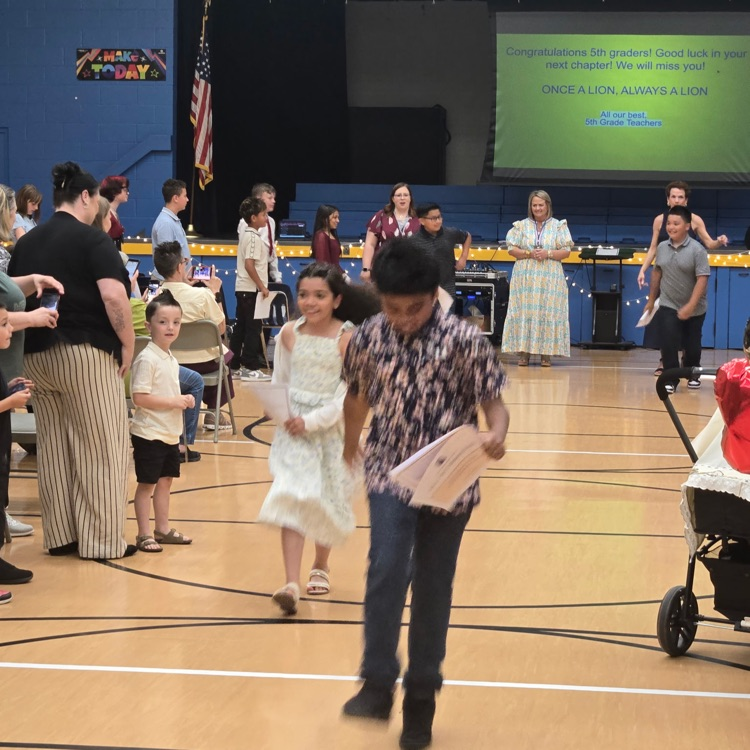 Fifth Grade Recognition 💛🦁💙
