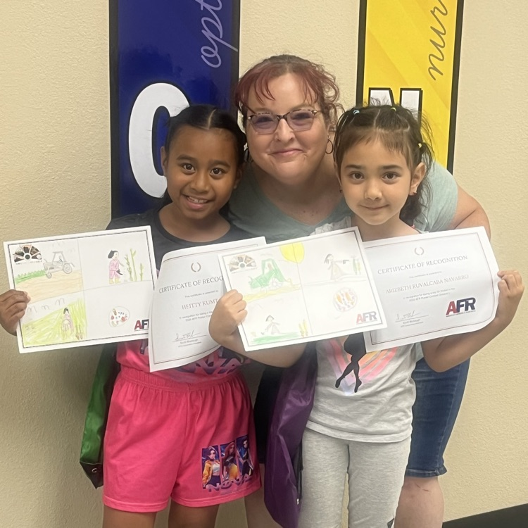 Congrats to Heitty and Arisbeth who won top art honors in the state-wide American Farmers & Ranchers Insurance Art Contest!