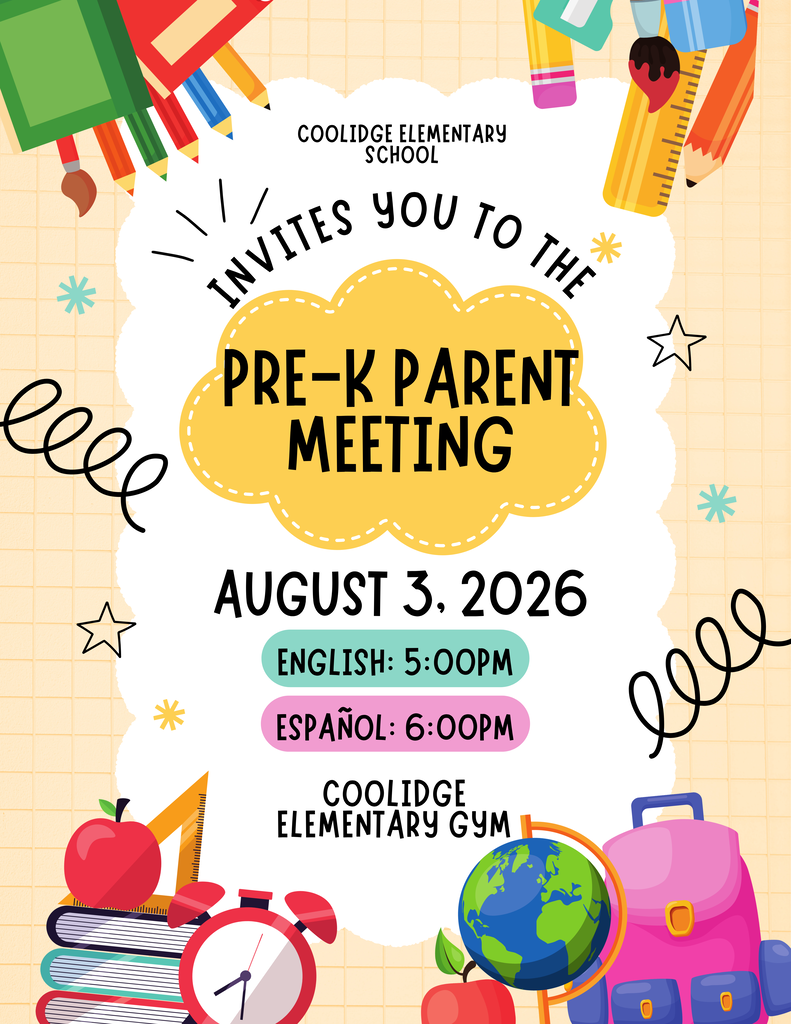 Pre-K Parent Meeting on 8/3