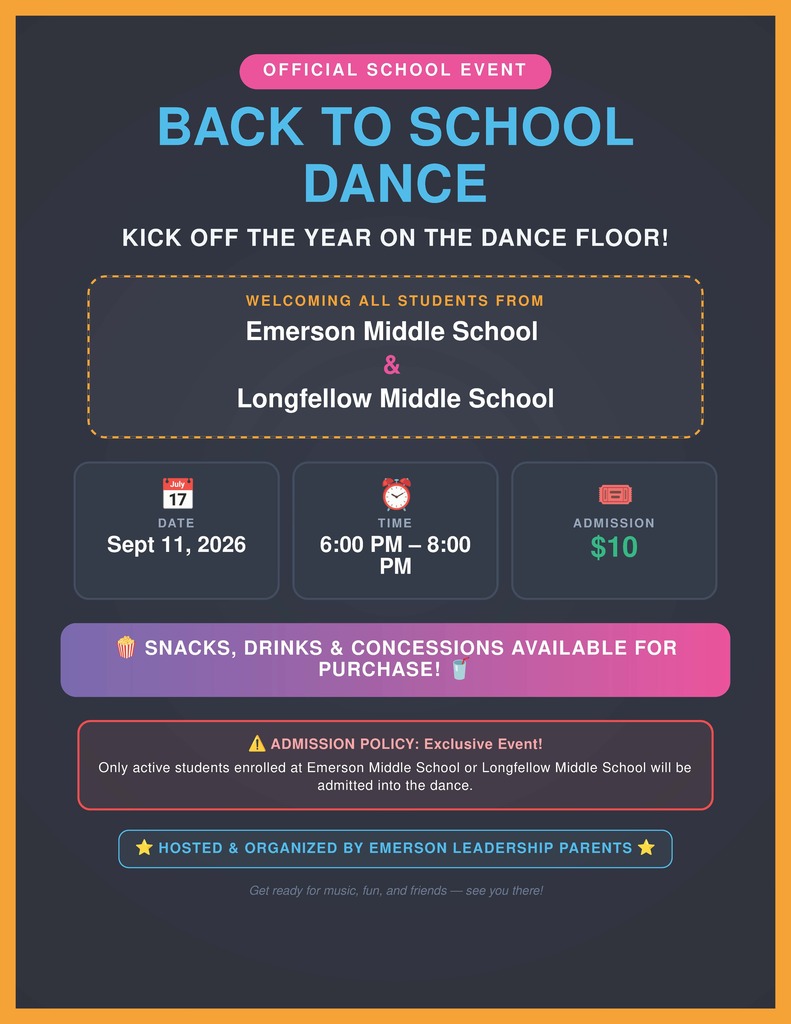 Back to School Dance