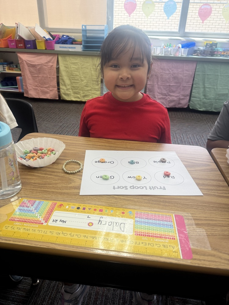 Firsties sort and graph! Our Lions are getting ready for Big Ideas math.💛🦁💙