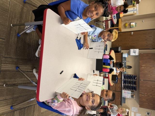Mrs. Sutherland's class making smart cookies