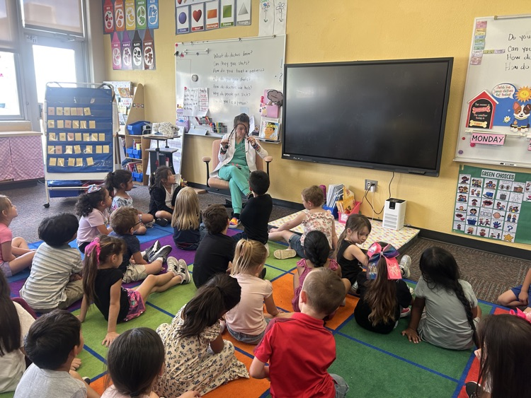 Thank you, Dr. Hudson, for helping our Lions know more about math in your occupation. You gave us BIG IDEAS!💛🦁💙