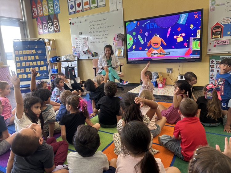 Thank you, Dr. Hudson, for helping our Lions know more about math in your occupation. You gave us BIG IDEAS!💛🦁💙