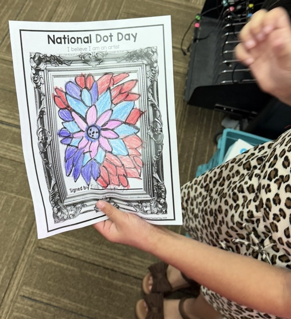National Dot Day colored picture