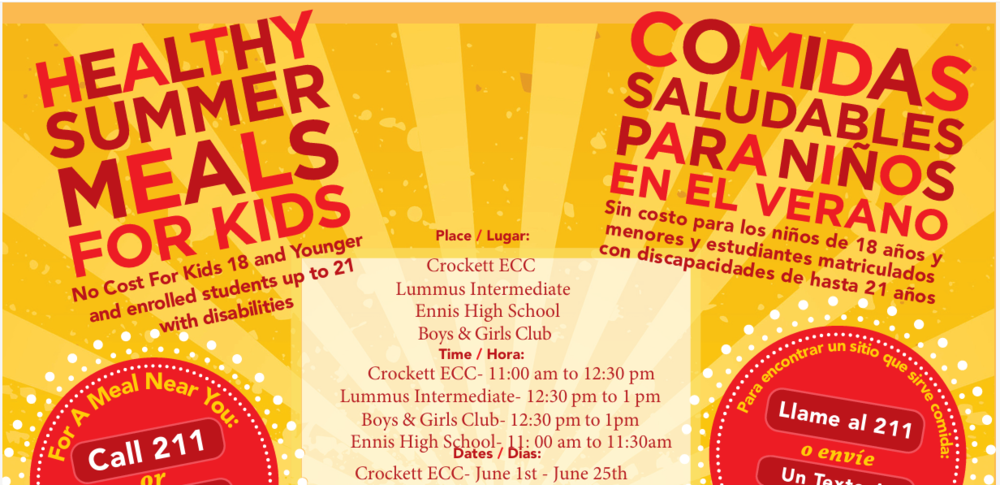 free summer meals