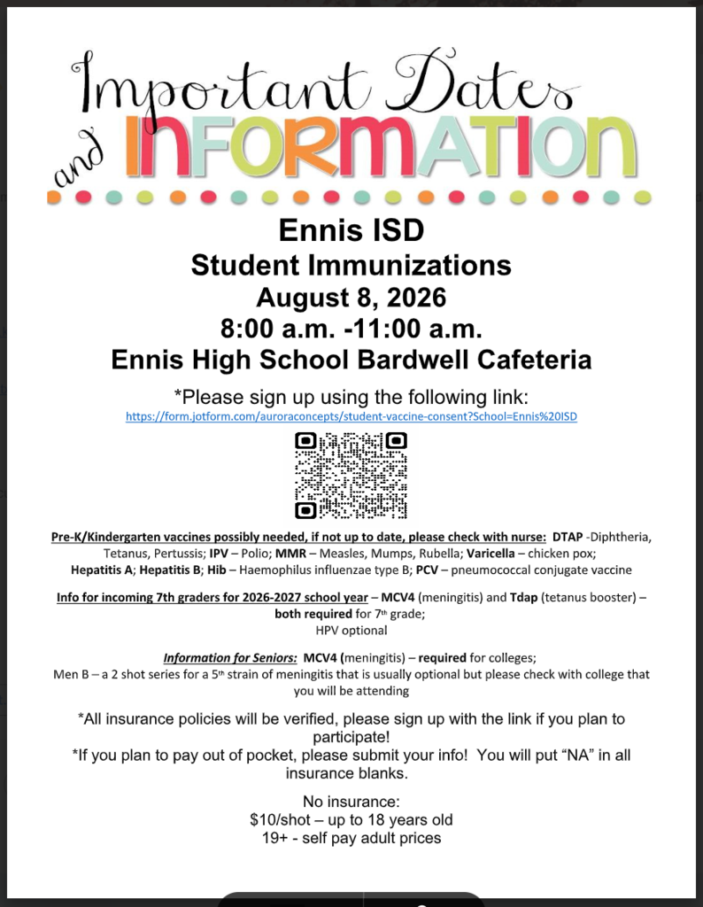 Student Immunizations