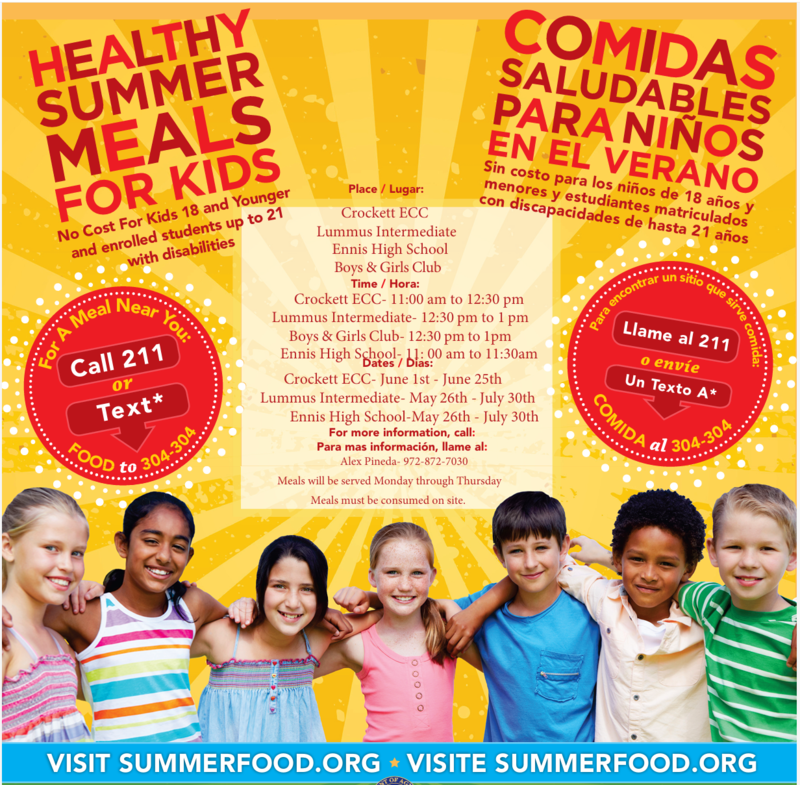 free summer meals