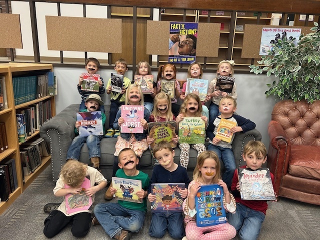 Library Mustache Picture