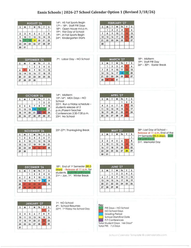calendar