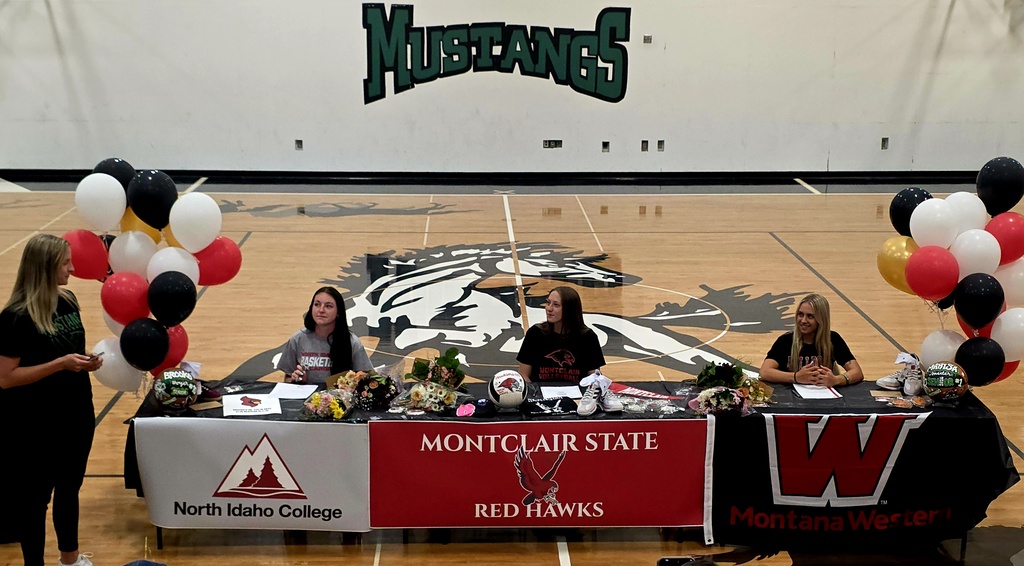 Signing Day for Brooke Hoyer, Isabelle Hawkinson, and Marisa Snider