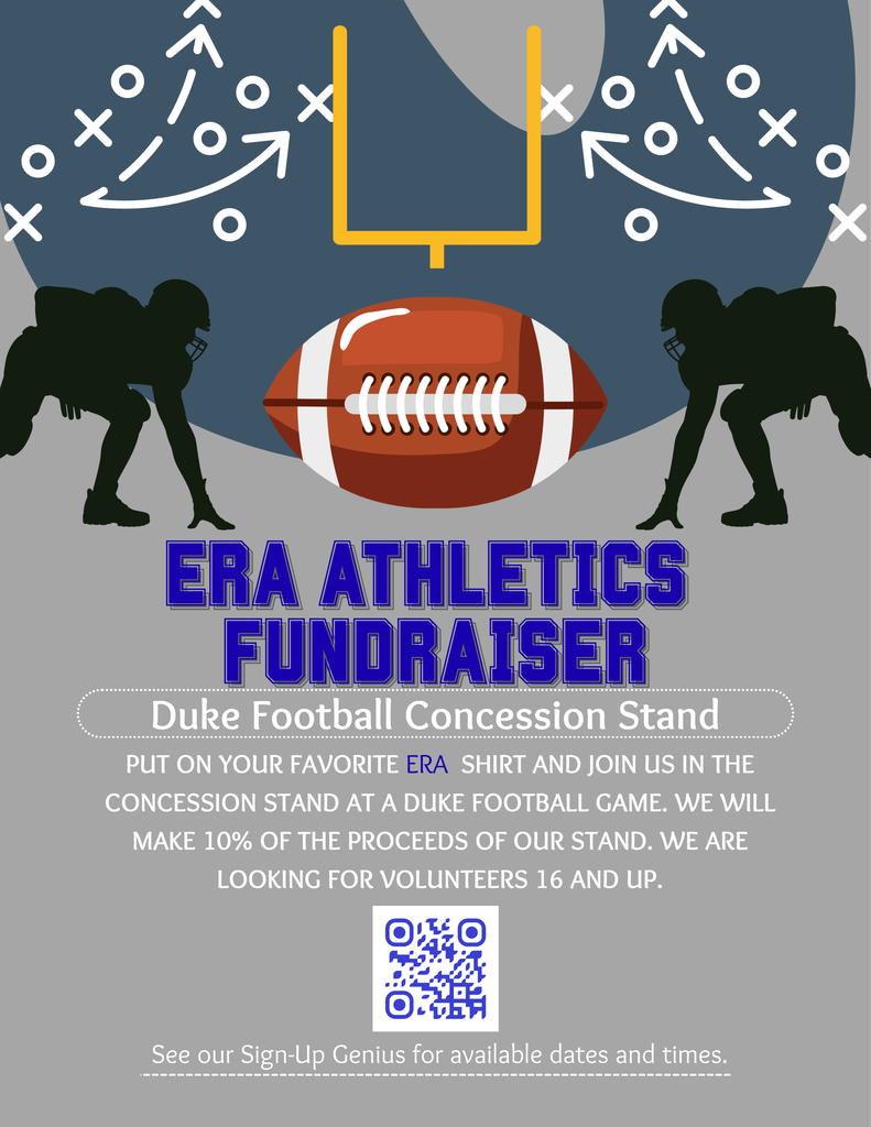 ERA Athletics Fundraiser at Duke Football Games