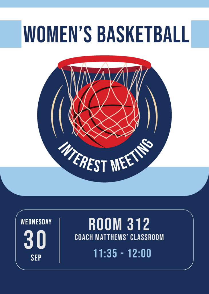 Women's basketball interest meeting, Wednesday 9/30
