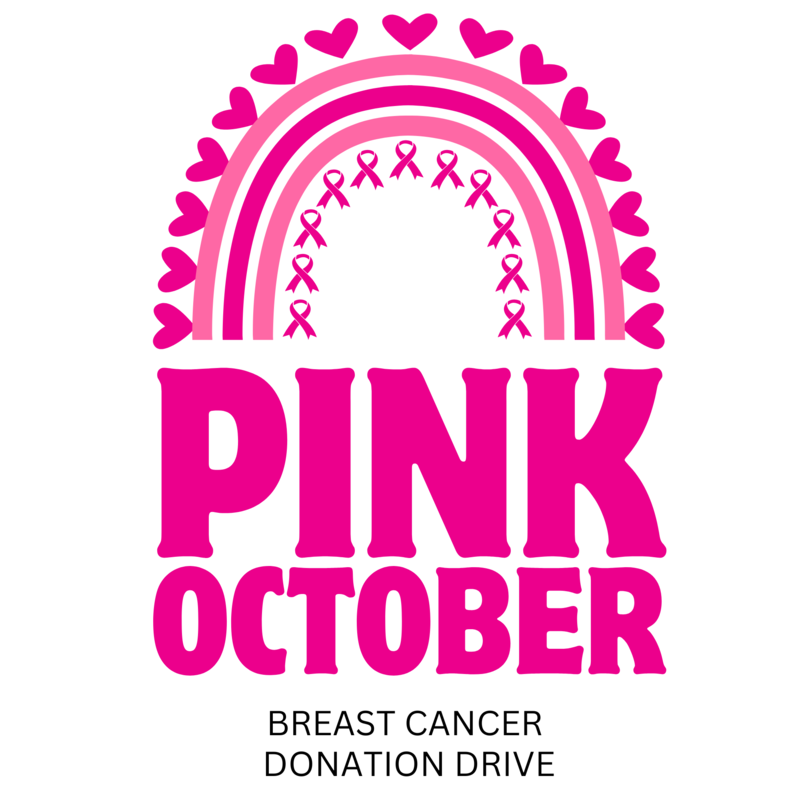 Pink October breast cancer donation drive
