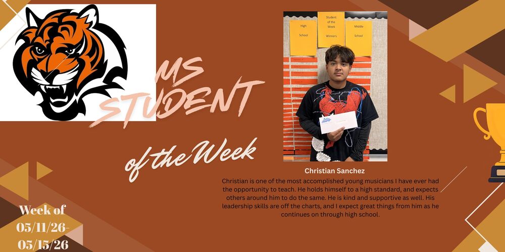 MS Student of the Week