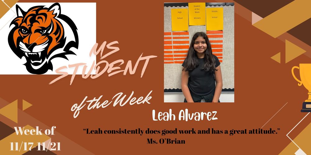 MS Student of the Week
