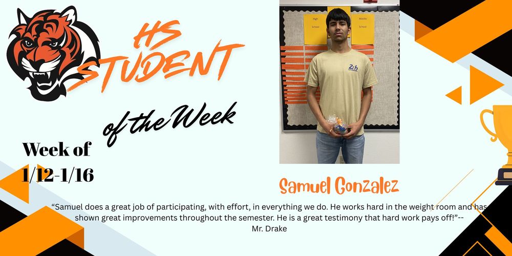 HS Student of the Week