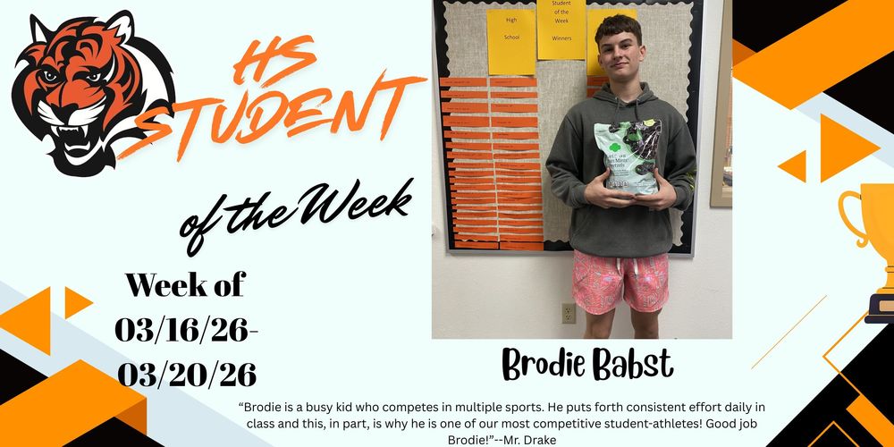HS Student of the Week
