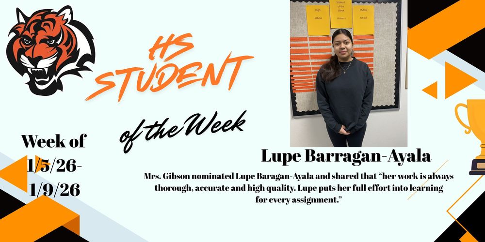 HS Student of the Week