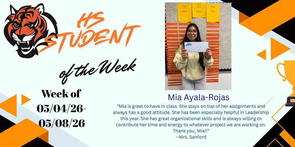 HS Student of the Week