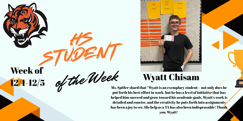 HS Student of the Week