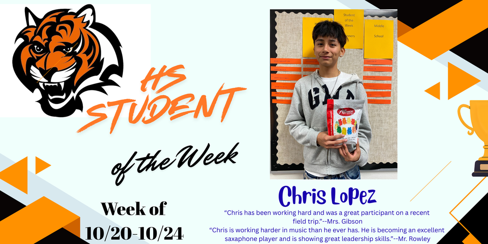 HS Student of the Week