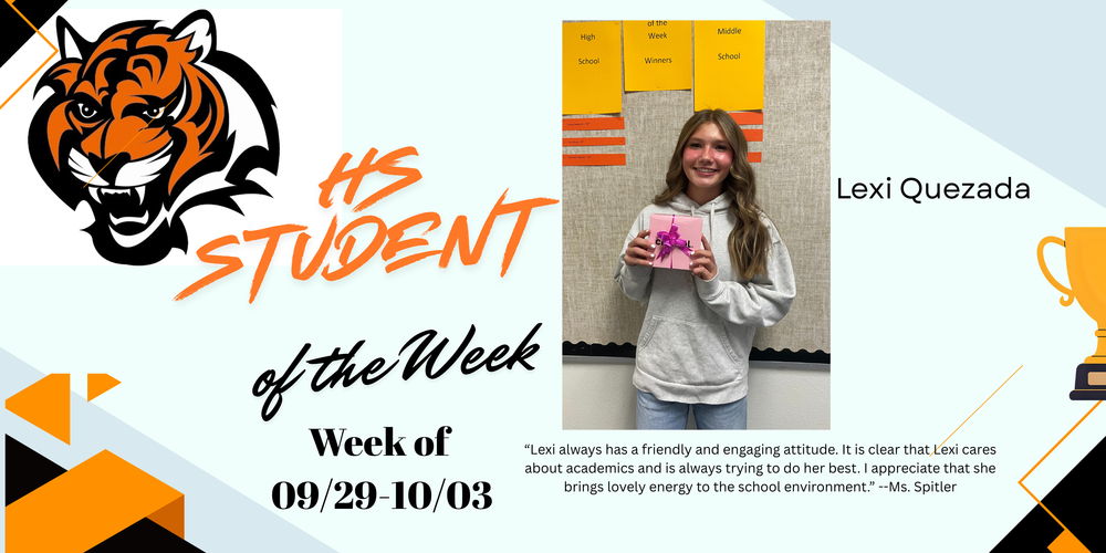 HS Student of the Week