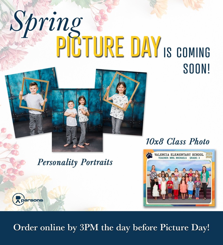 Spring Picture Day March 20th