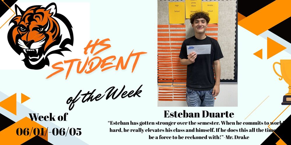 HS Student of the Week