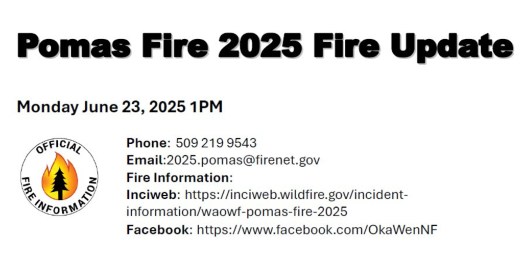 Pomas Fire Update