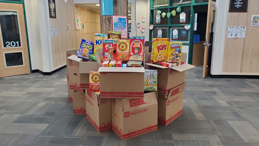 350 Cereal Boxes