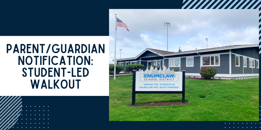 Parent/Guardian Notification: Student-Led Demonstration with photo of ESD District Office Building