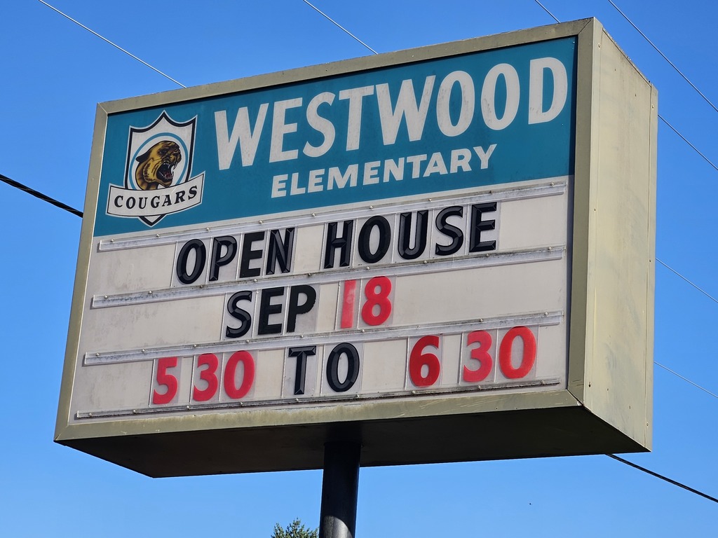 open house sign