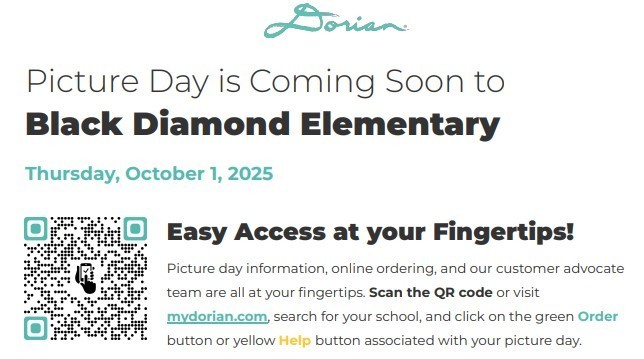 Picture Day is Coming Soon to Black Diamond Elementary 