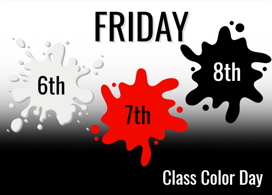 Friday Spirit Day: Class Colors