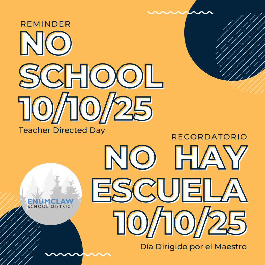 No school on October 10, 2025