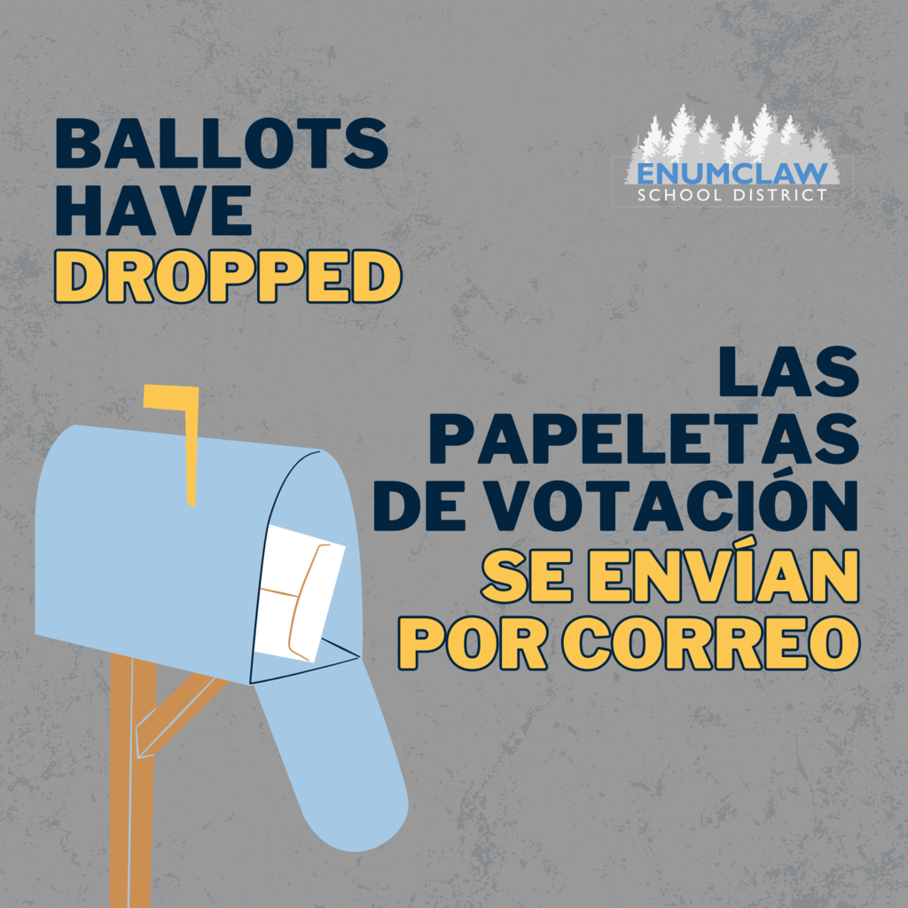 Ballots have dropped
