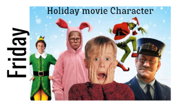 Friday Spirit Day: Dress as a Holiday Character