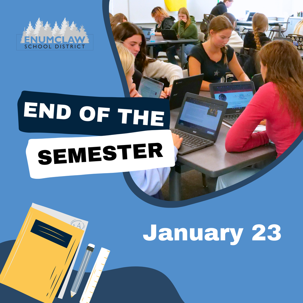 End of the Semester is January 23, 2026