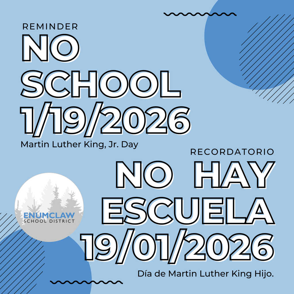 No School Jan 19: MLK Jr Day