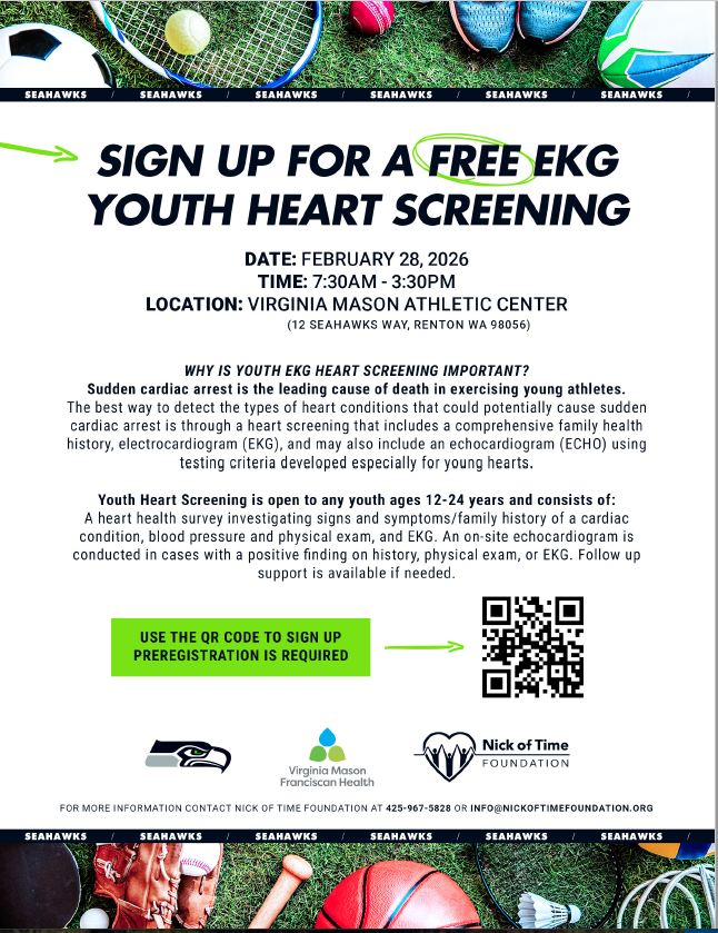 Free EKG Youth Heart Screening