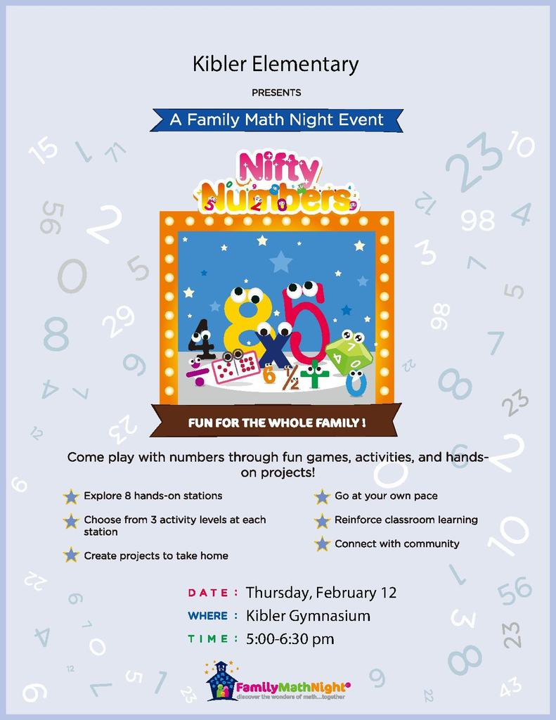 Family Math Night 2.12.26