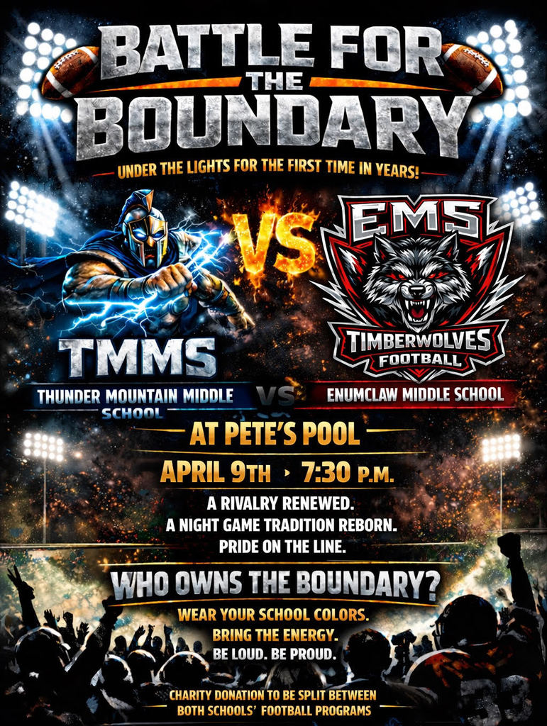 Battle of the Boundry: April 9th at Pete's Pool EMS vs TMMS at 7:30 PM