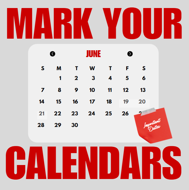 Mark Your Calendar